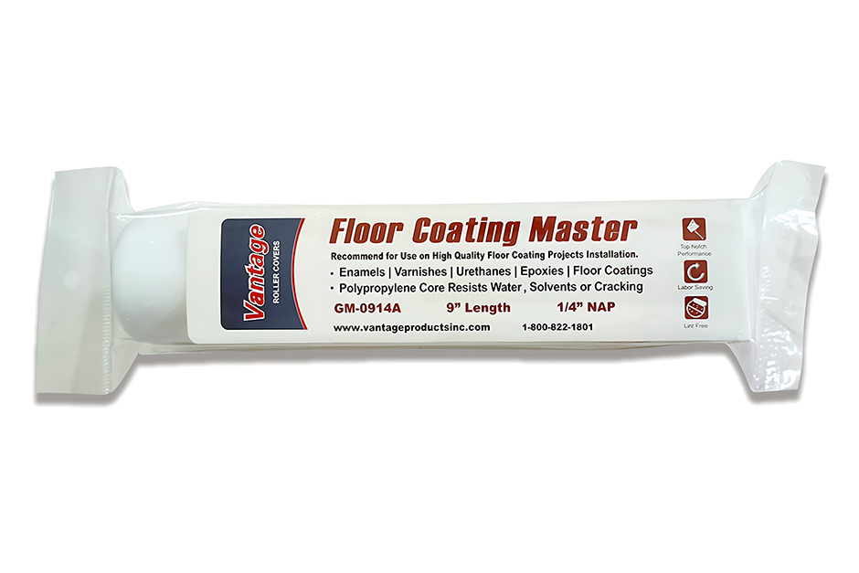 9 in X 1/4 in Floor Coating Roller Cover