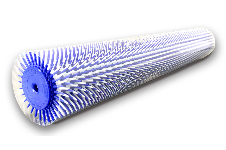 18'' Self-Leveling Spiked Roller with 1/2'' Plastic Spikes