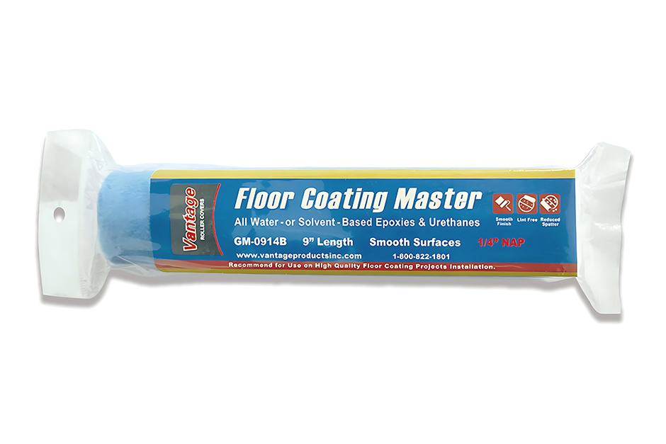 9 in X 1/4 in Floor Coating Roller Cover
